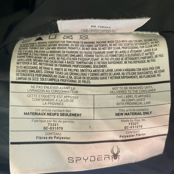 SPYDER PufferJacket Size XL - Picture 13 of 13